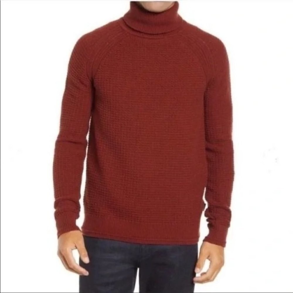 Ted Baker Mens Chunky Roll Neck Jumper sweater 2XL turtleneck 6